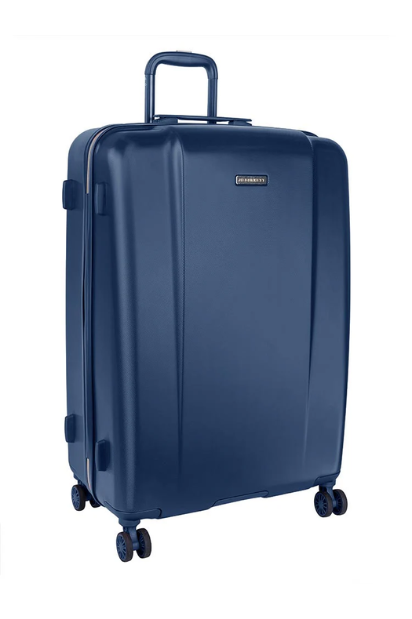 Nouveau 4 Wheel Trolley Case Luggage - Blue