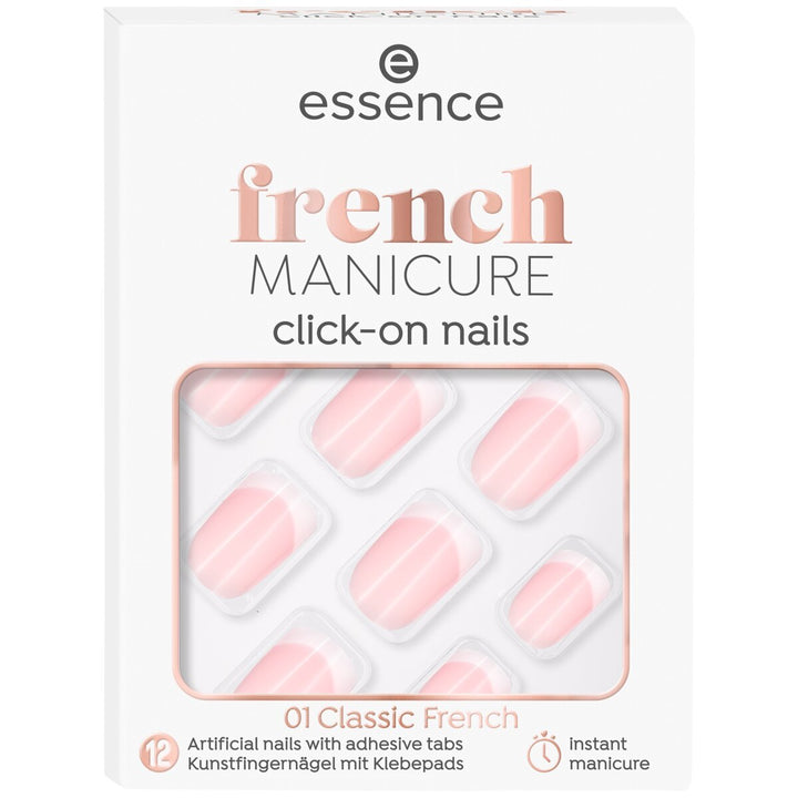 Essence French Manicure Click On Nails  - 01