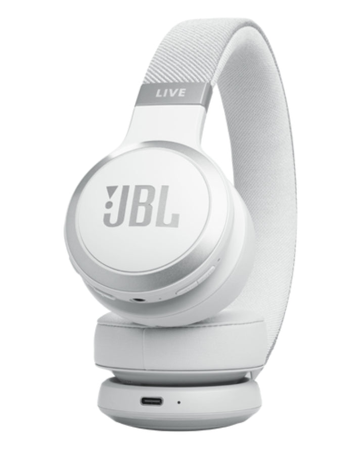 Live 670 Noise Cancelling On-Ear Headphones White