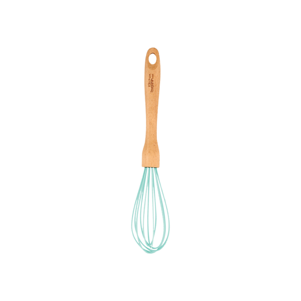 Kitchen Inspire Beechwood & Silicone Small Whisk