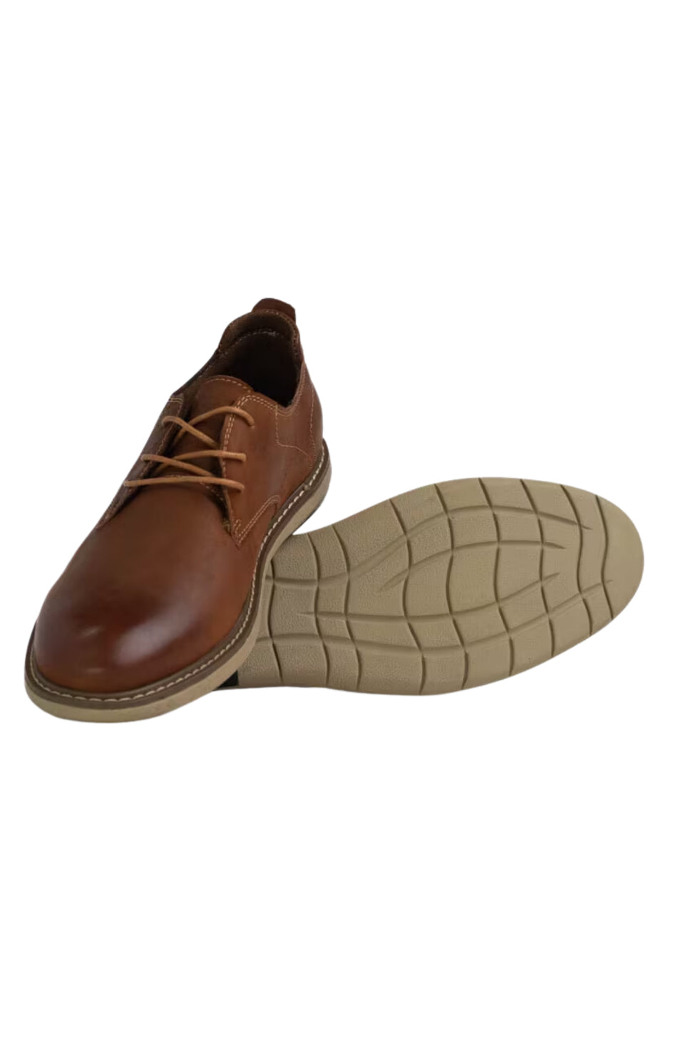 Dylan Smart Casual Lace Up Derby Shoe - Brown