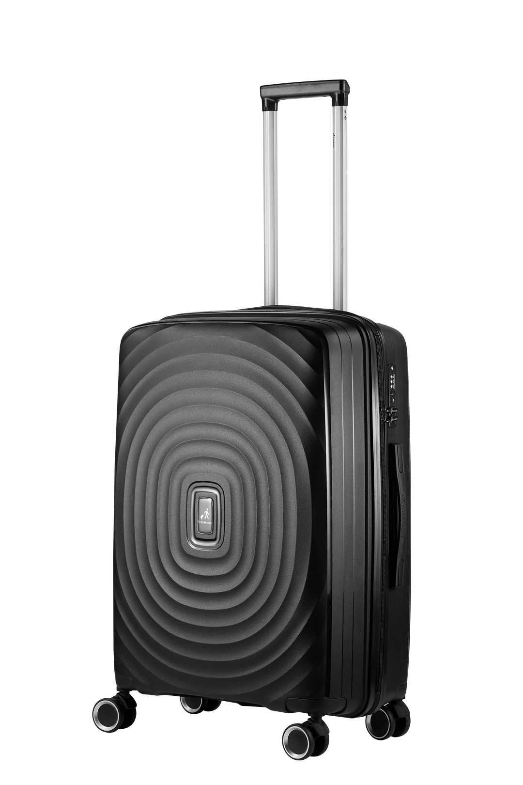 Travelwize Ripple 4-Wheel Spinner Luggage - Black