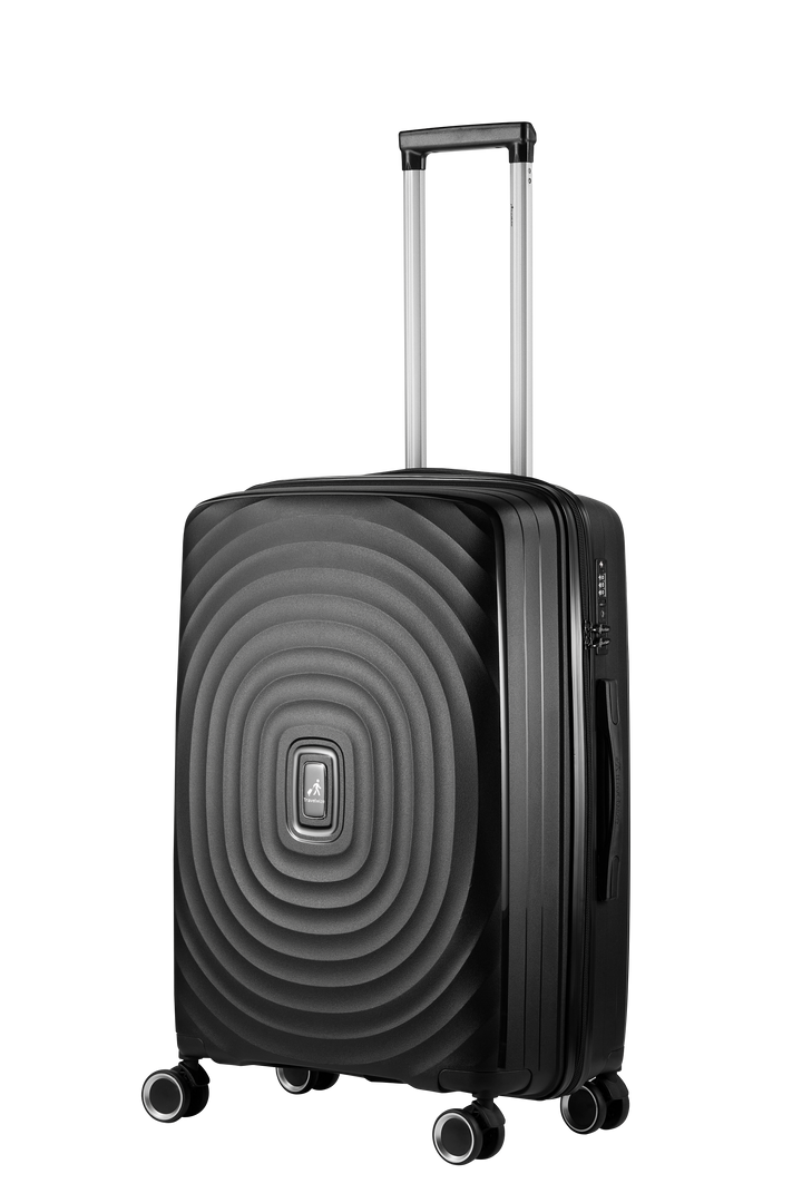 Travelwize Ripple 4-Wheel Spinner Luggage - Black