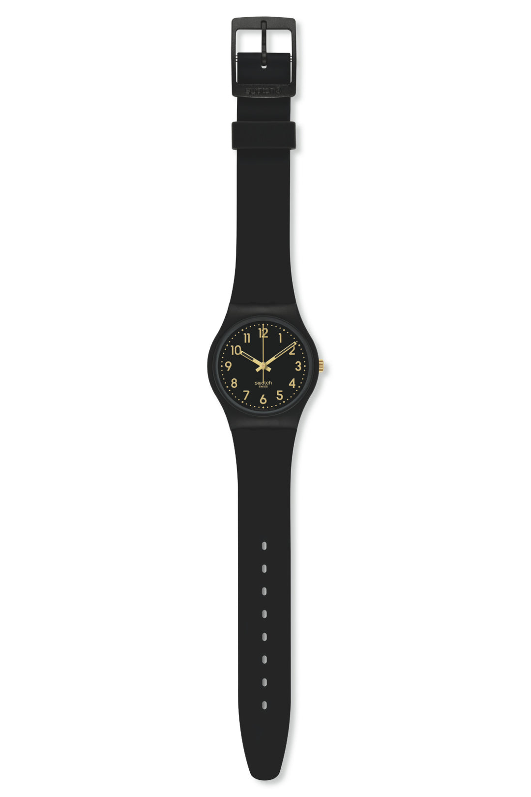 Ladies Golden Tac Watch - Black