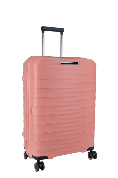 Onyx Trolley Case Luggage - Coral