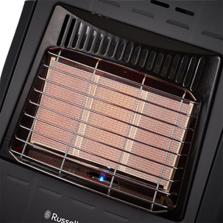 Russell Hobbs 3 Panel Gas Heater - Black