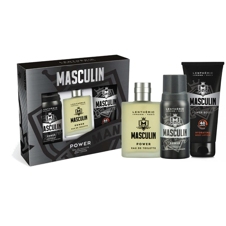 Masculin Power Eau De Toilette Gift Set