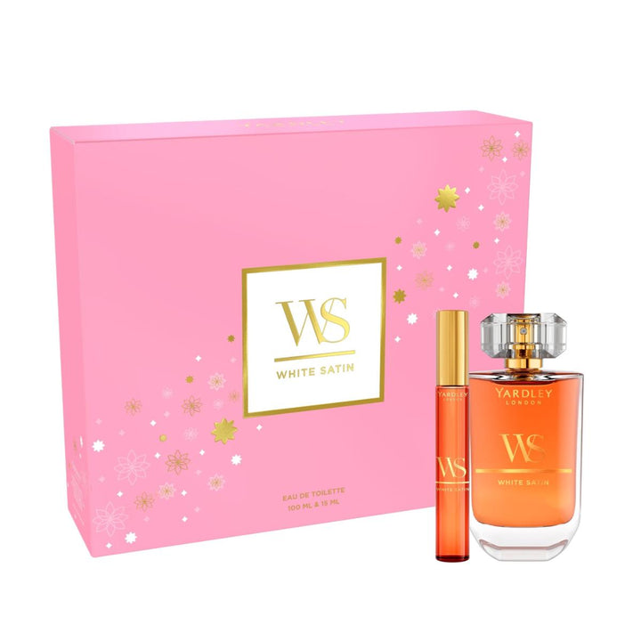 White Satin Eau De Toilette 100ml Gift Set