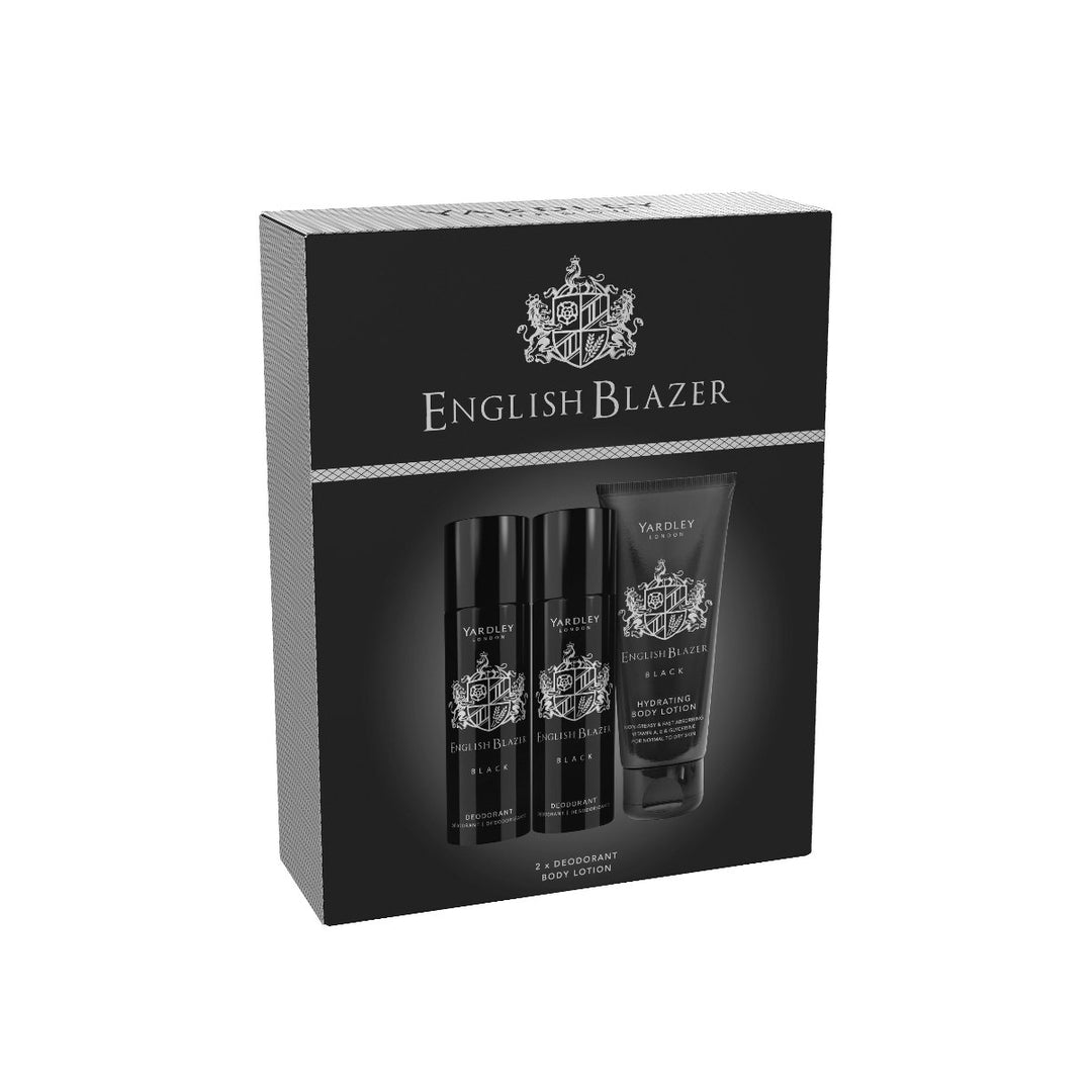 English Blazer Black Deo Gift Set