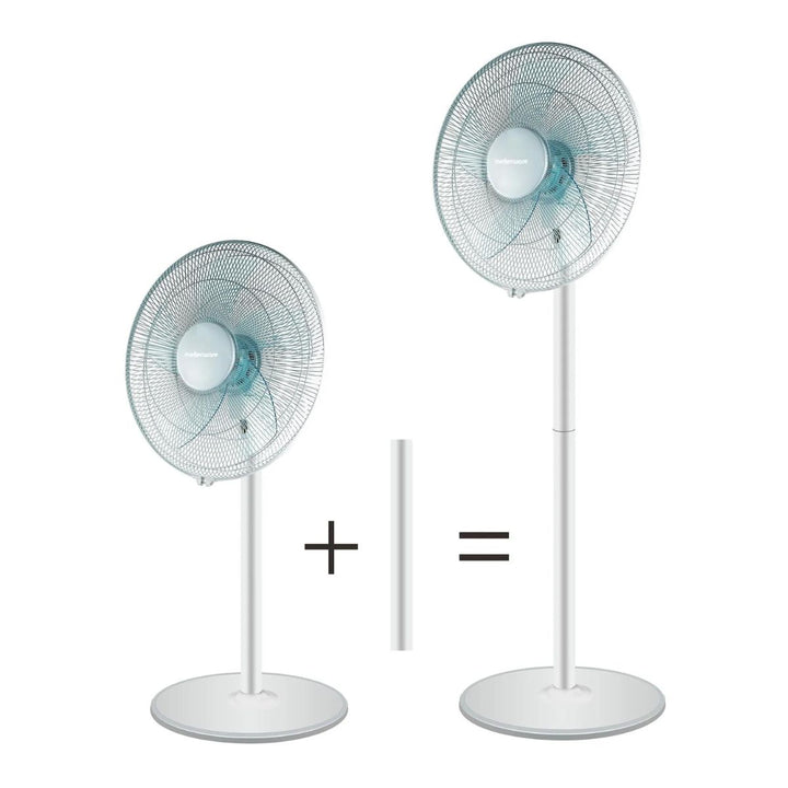 40cm 2 in 1 Stand & Pedestal Plastic Fan