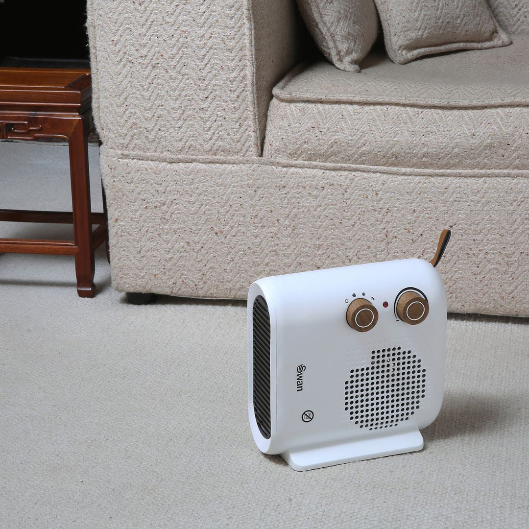 Swan Nordic White Horizontal/Vertical Fan Heater