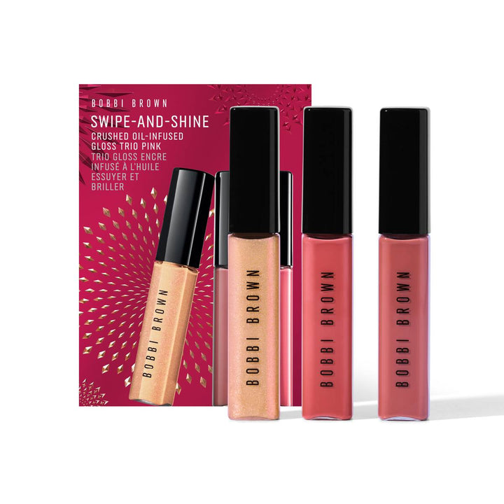 Swipe-and-Shine Crushed Oil-Infused Gloss Trio