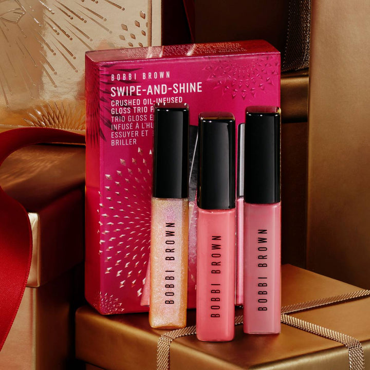 Swipe-and-Shine Crushed Oil-Infused Gloss Trio