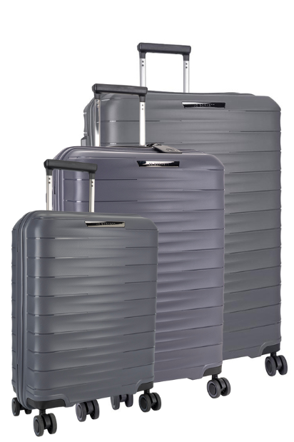 Onyx Trolley Case Luggage - Grey