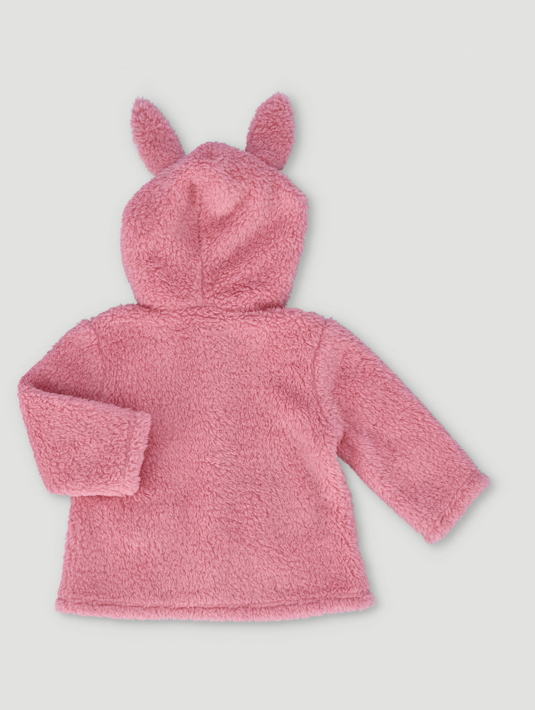 Baby Girls Heart Fleece Jacket - Pink