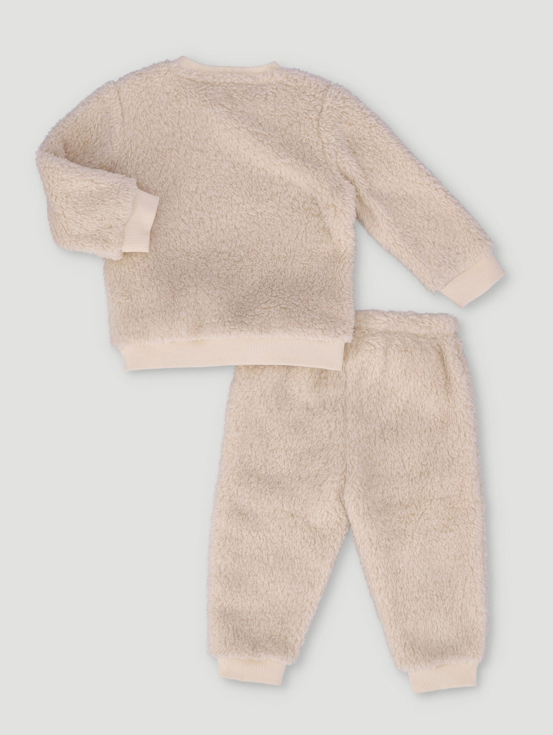 Baby Girls Bunny Sherpa Set - Cream