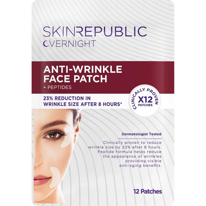 Anti-Wrinkle Face Patch + Peptides - 12 Patches