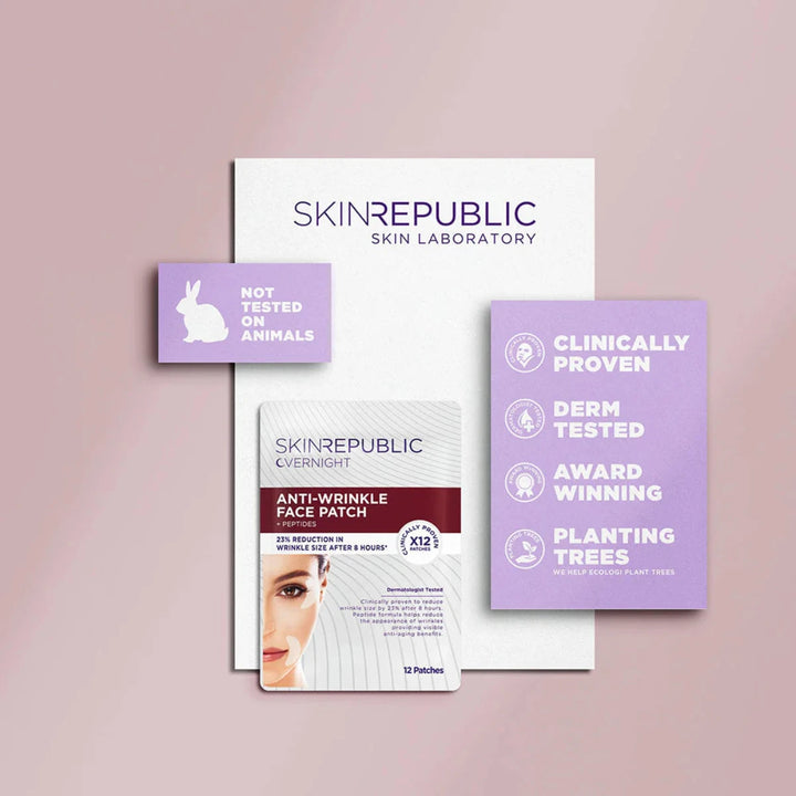 Anti-Wrinkle Face Patch + Peptides - 12 Patches