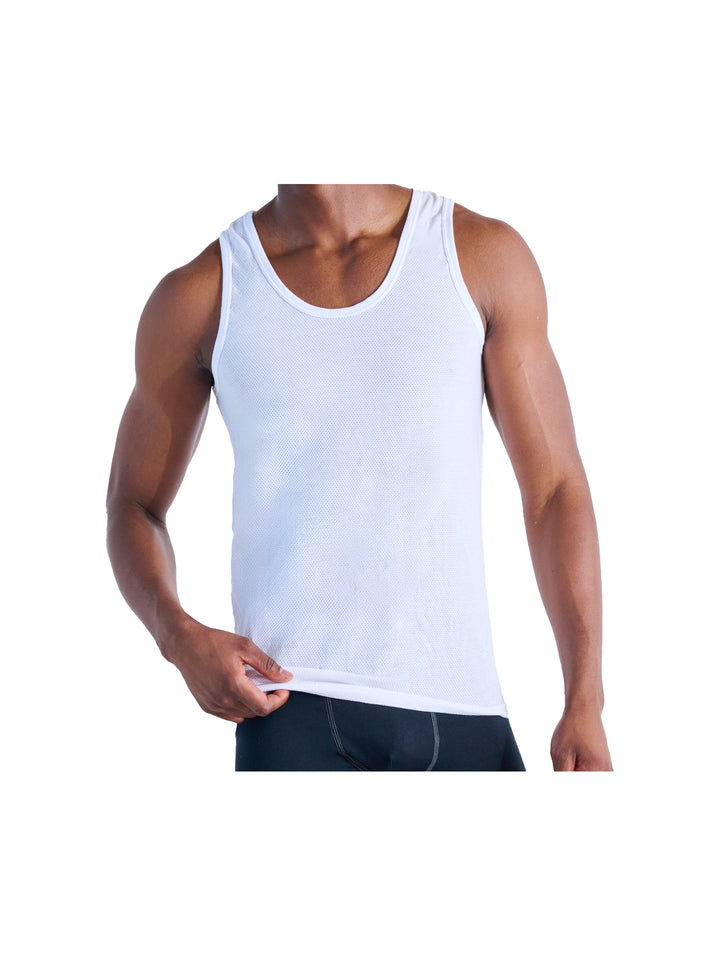 Men's Jockey Cell Vest White