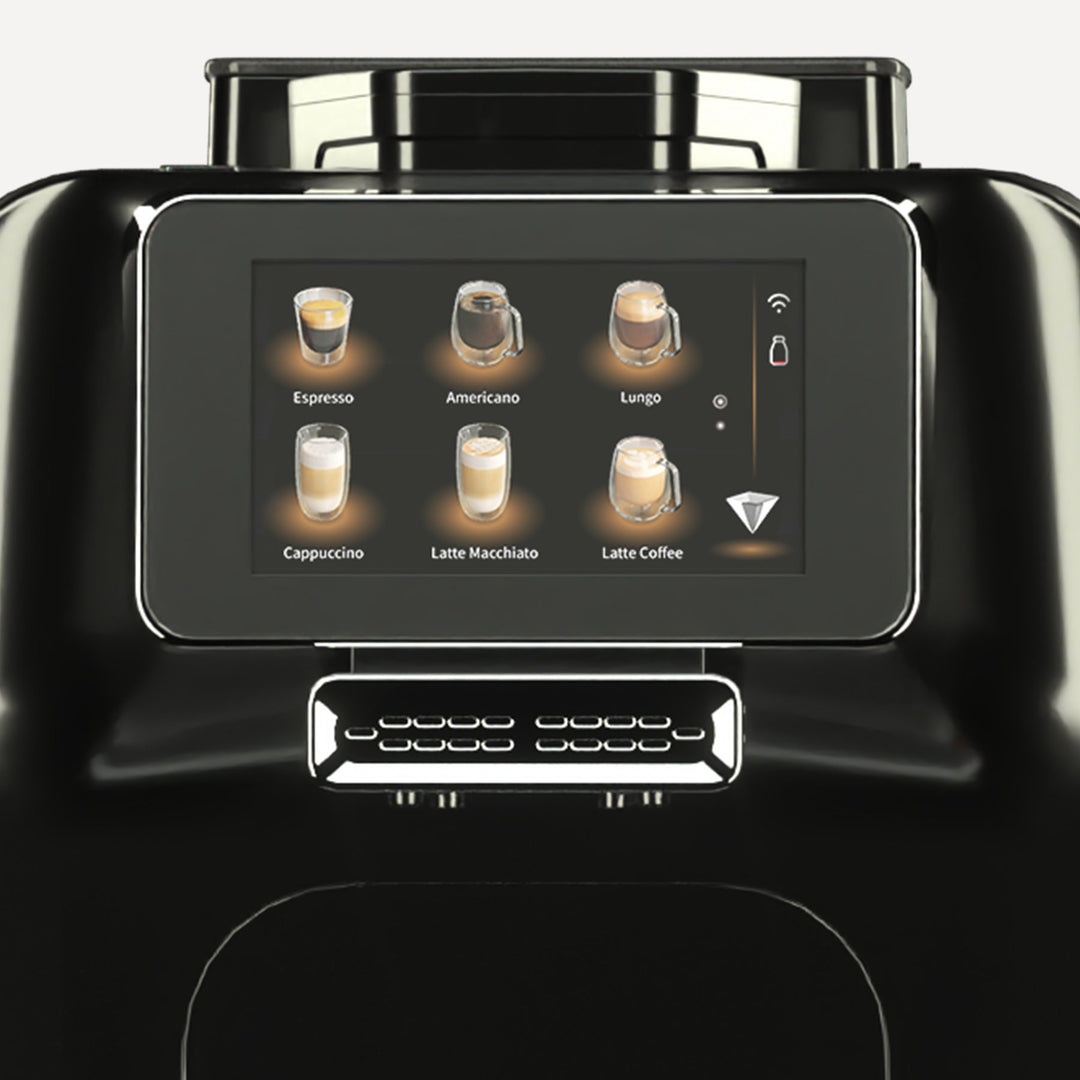 Aroma De Cafe Automatic Coffee Maker With Integrated Fridge & Grinder