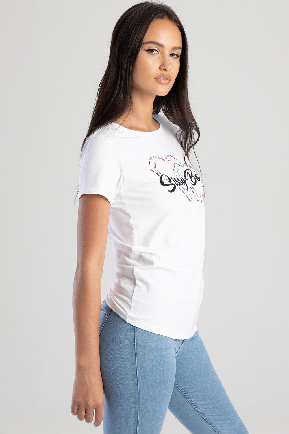 2 Hearts Tee - White