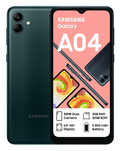 Galaxy A04 32GB Dual Sim  Green Cellphone  NL