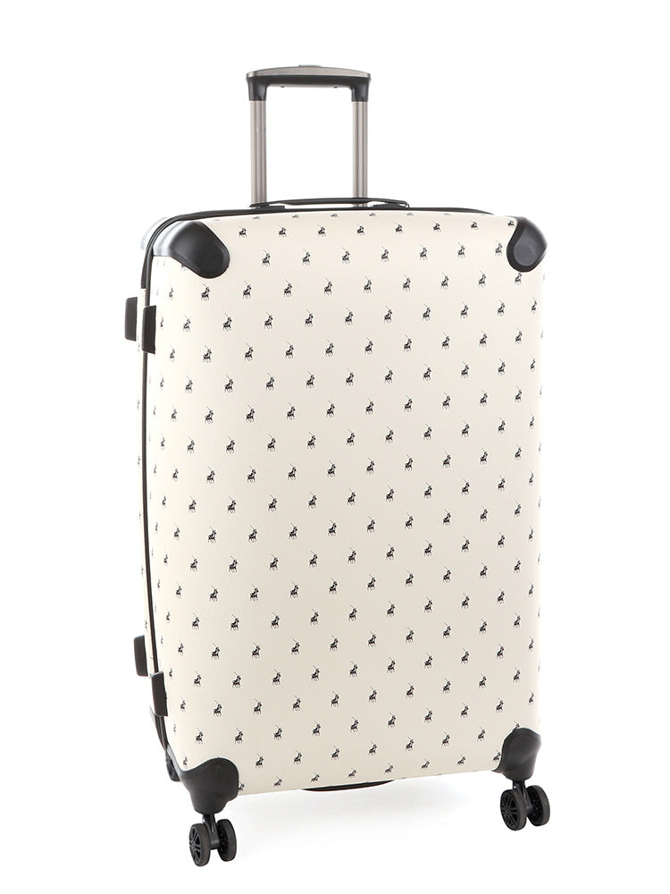 Classic Double Pack 4 Wheel Trolley Case - Cream