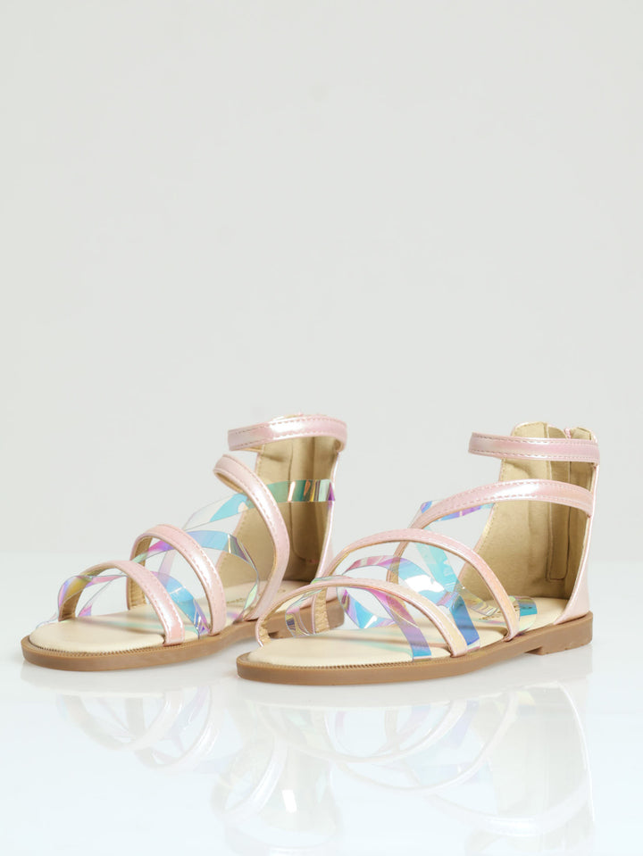 Girls Gladiator Sandal - Blush