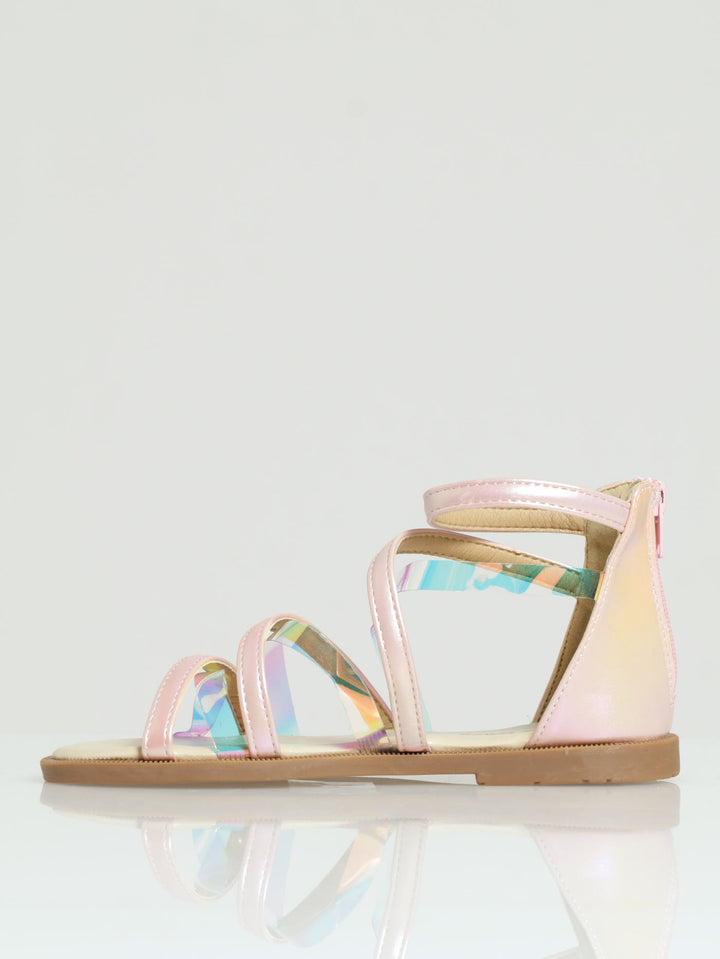 Girls Gladiator Sandal - Blush