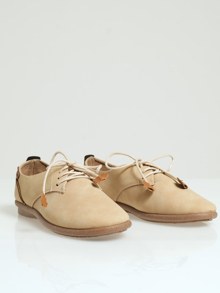 Riviera 10 Oxford Lace Up Shoe - Beige