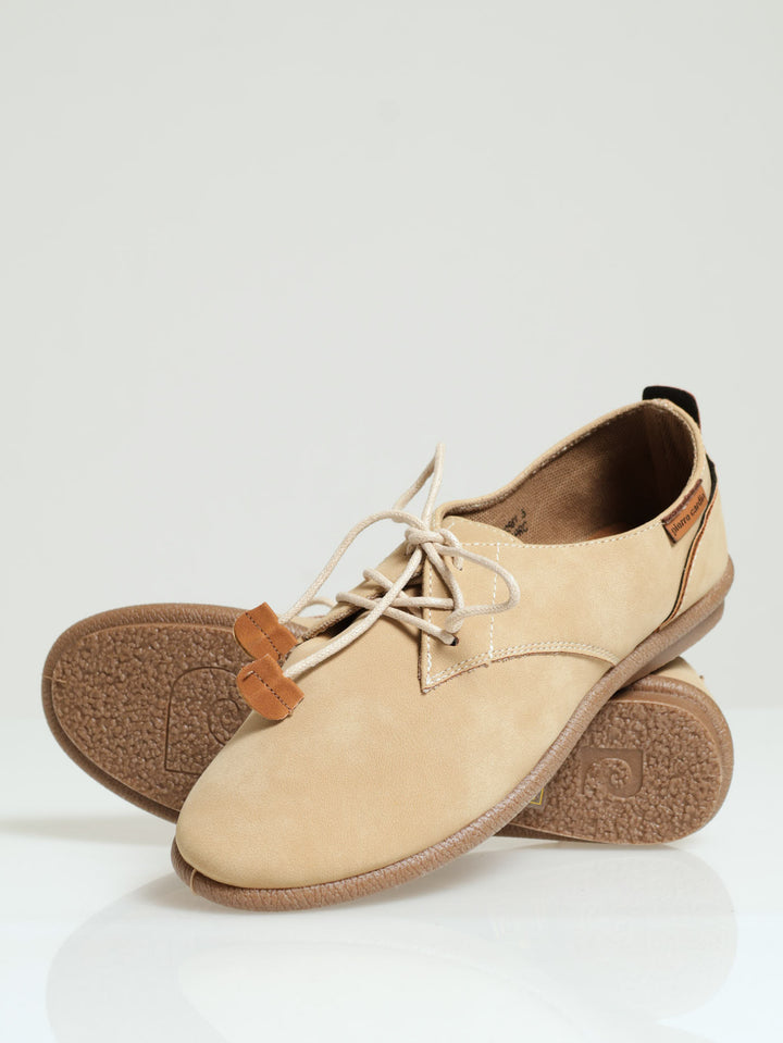 Riviera 10 Oxford Lace Up Shoe - Beige