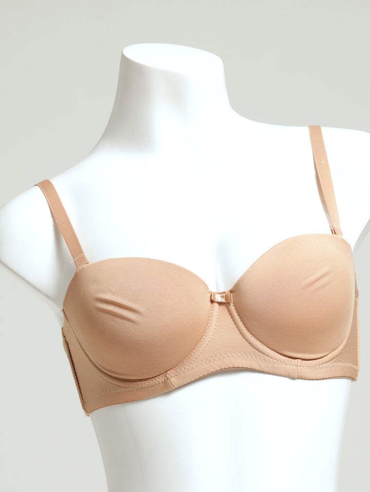 2 Pack 1Up Multiway Bra - White/Beige