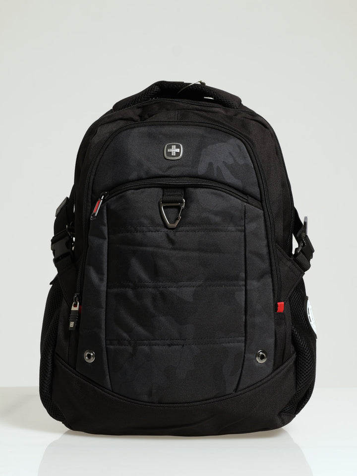 Camo Adventure Backpack - Navy