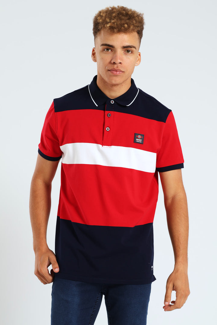 Energetic Golfer - Navy/Red