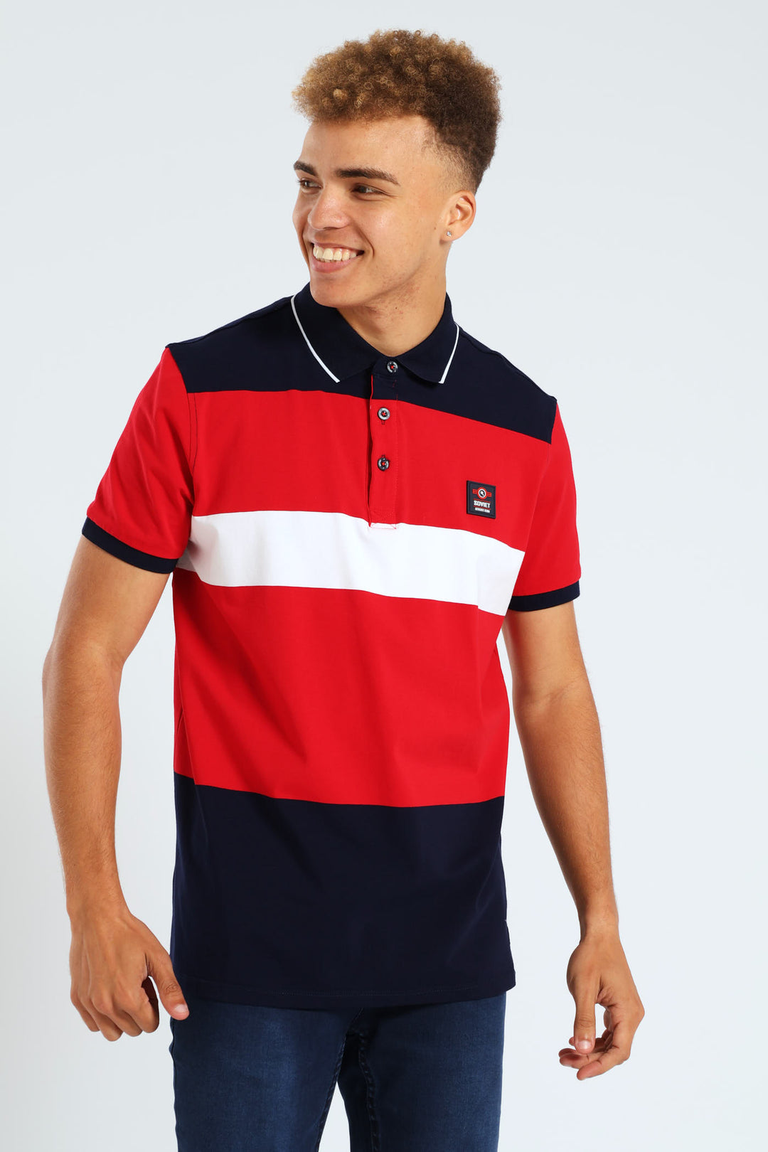 Energetic Golfer - Navy/Red