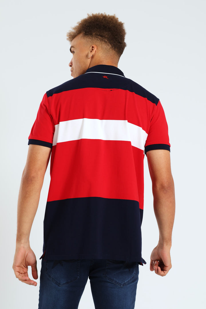 Energetic Golfer - Navy/Red