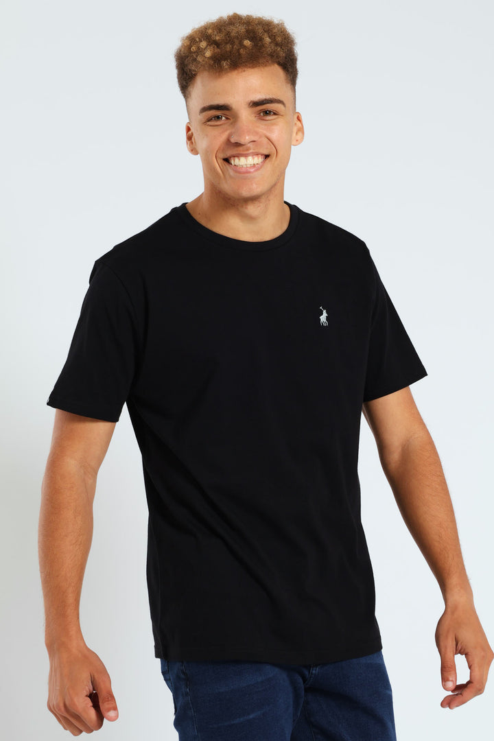 Lucus Crew Neck Tee - Black