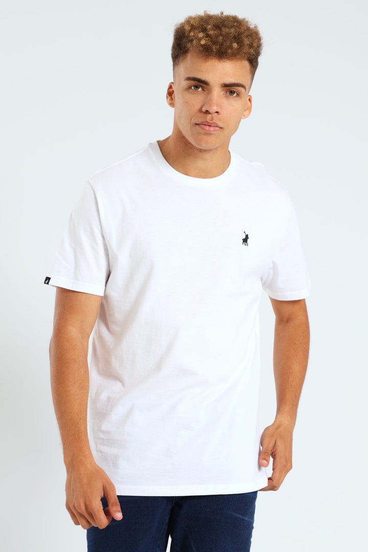 Lucus Crew Neck Tee - White