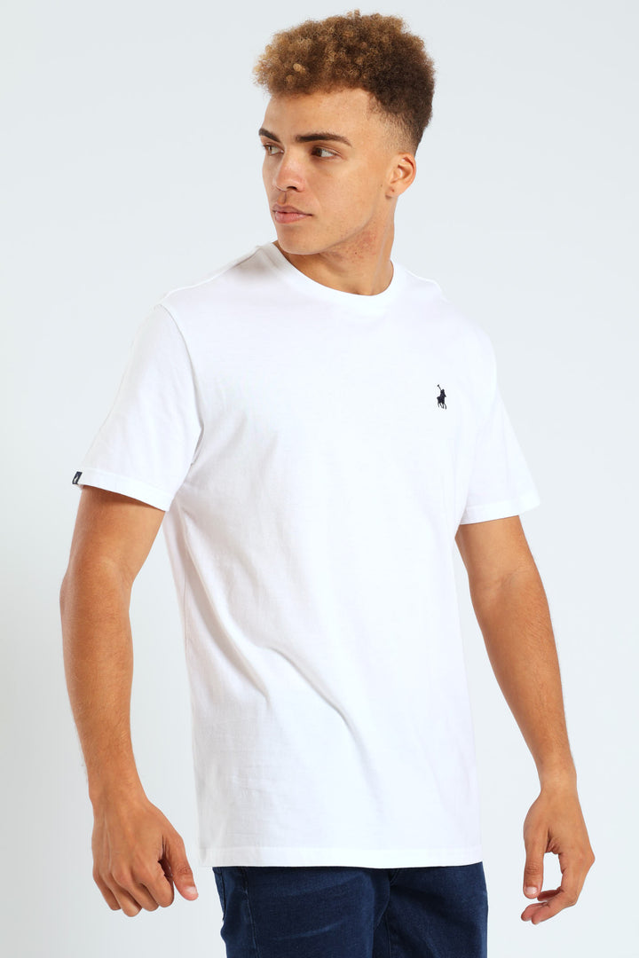 Lucus Crew Neck Tee - White