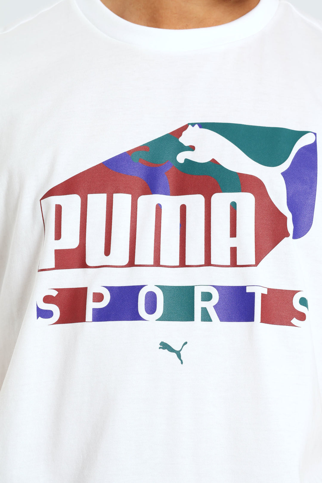 Puma Graphics  Sports Tee - White