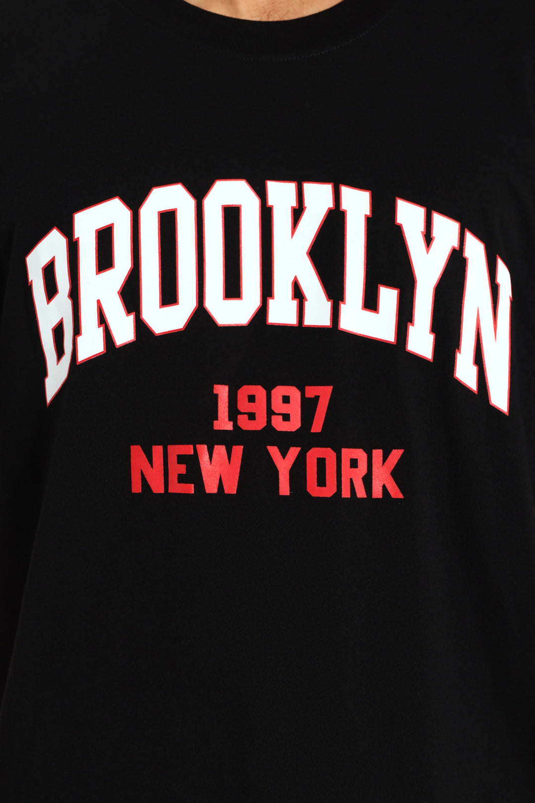 Brooklyn Print Tee - Black