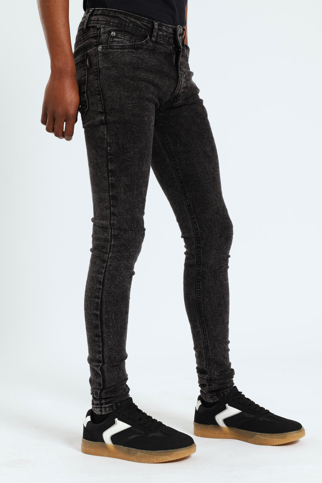 Super Skinny Basic Denim - Black Acid