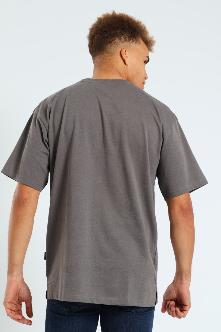 Oversized Heavy Weight Tee - Charcoal