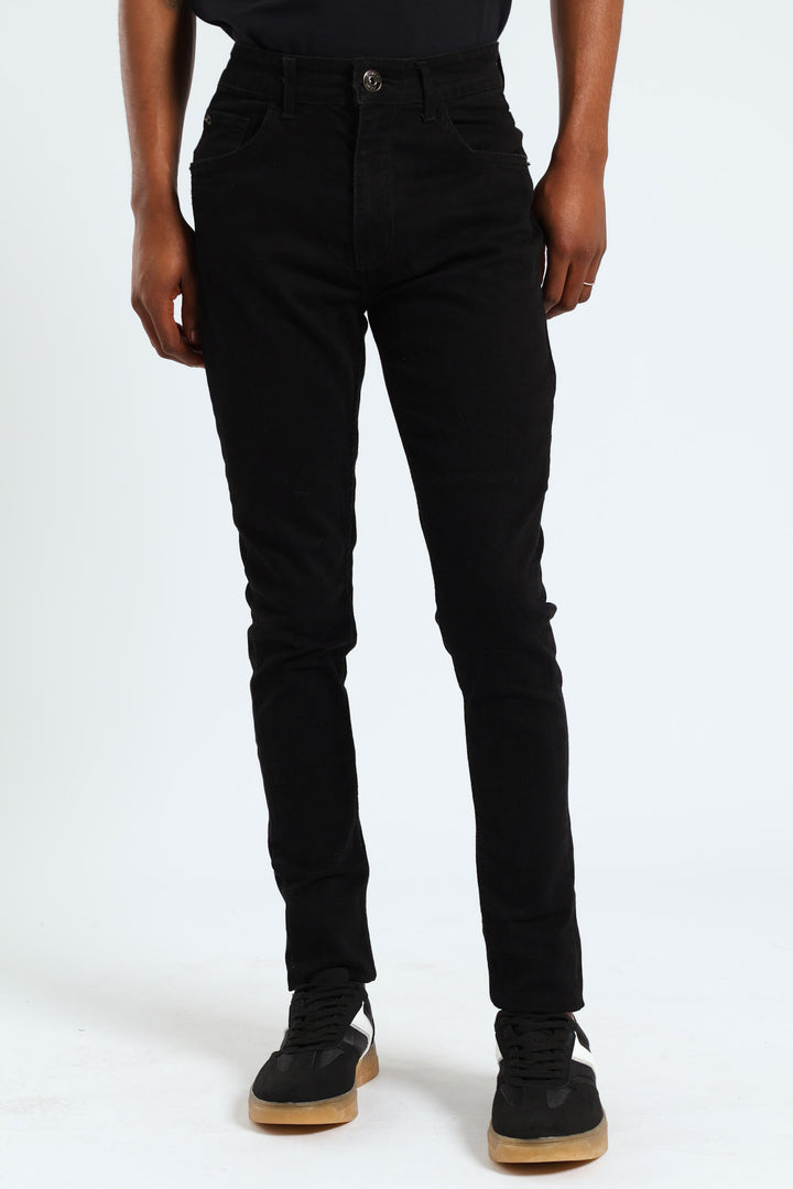 Basic Denim Super Skinny Jean - Black