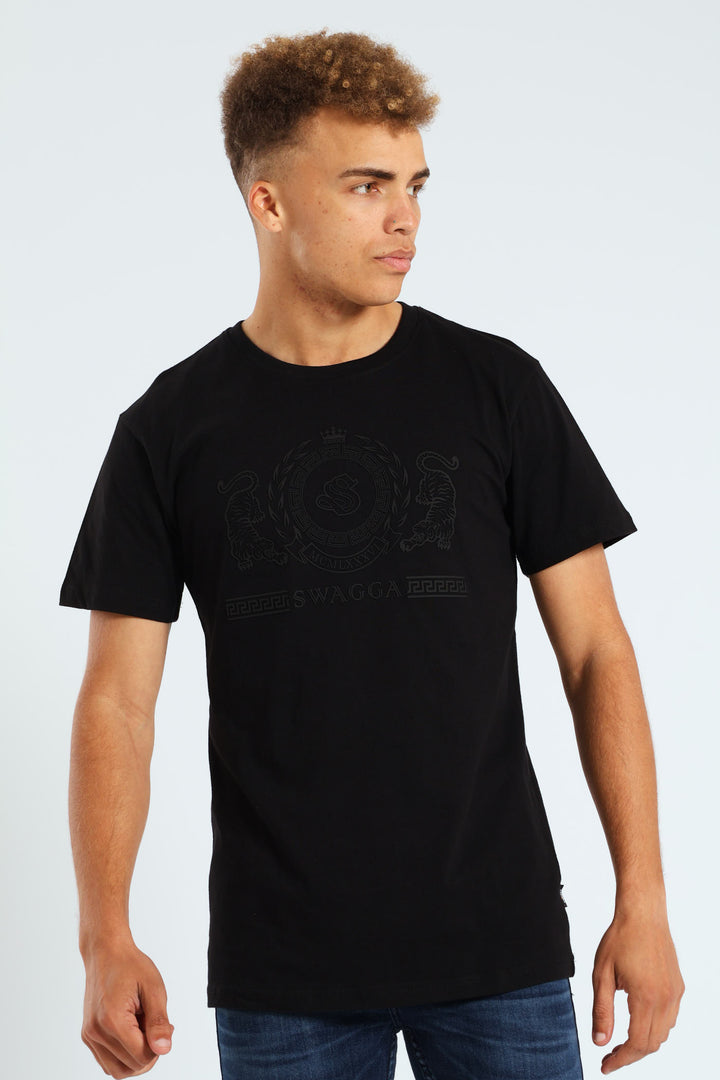 Foil Tiger Tee - Black