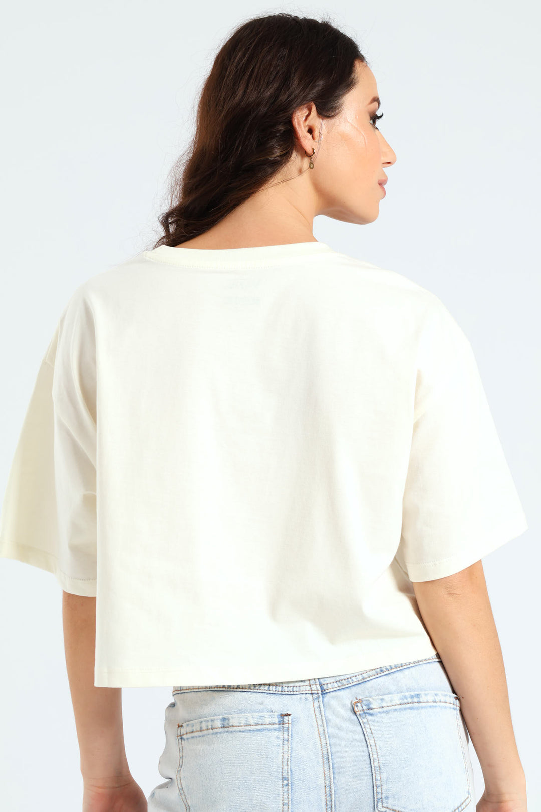 First Team Relax Crop T-Shirt - Marshmallow