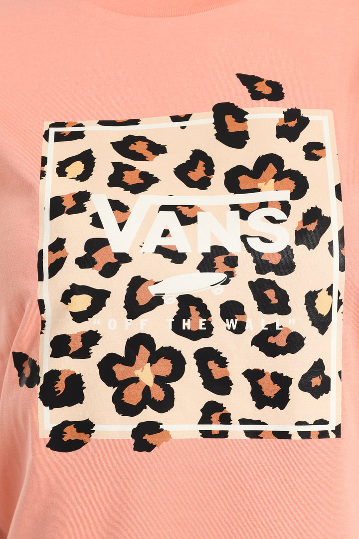 Animalier Boxed Crew Tee - Peach