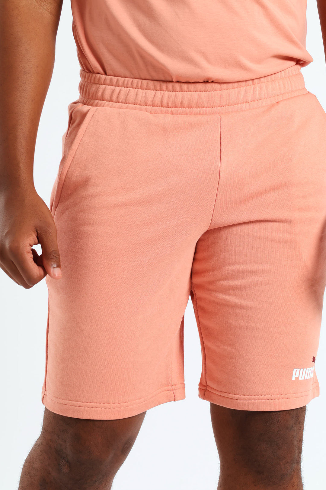 Essentials Plus 2 Tone Shorts - Peach