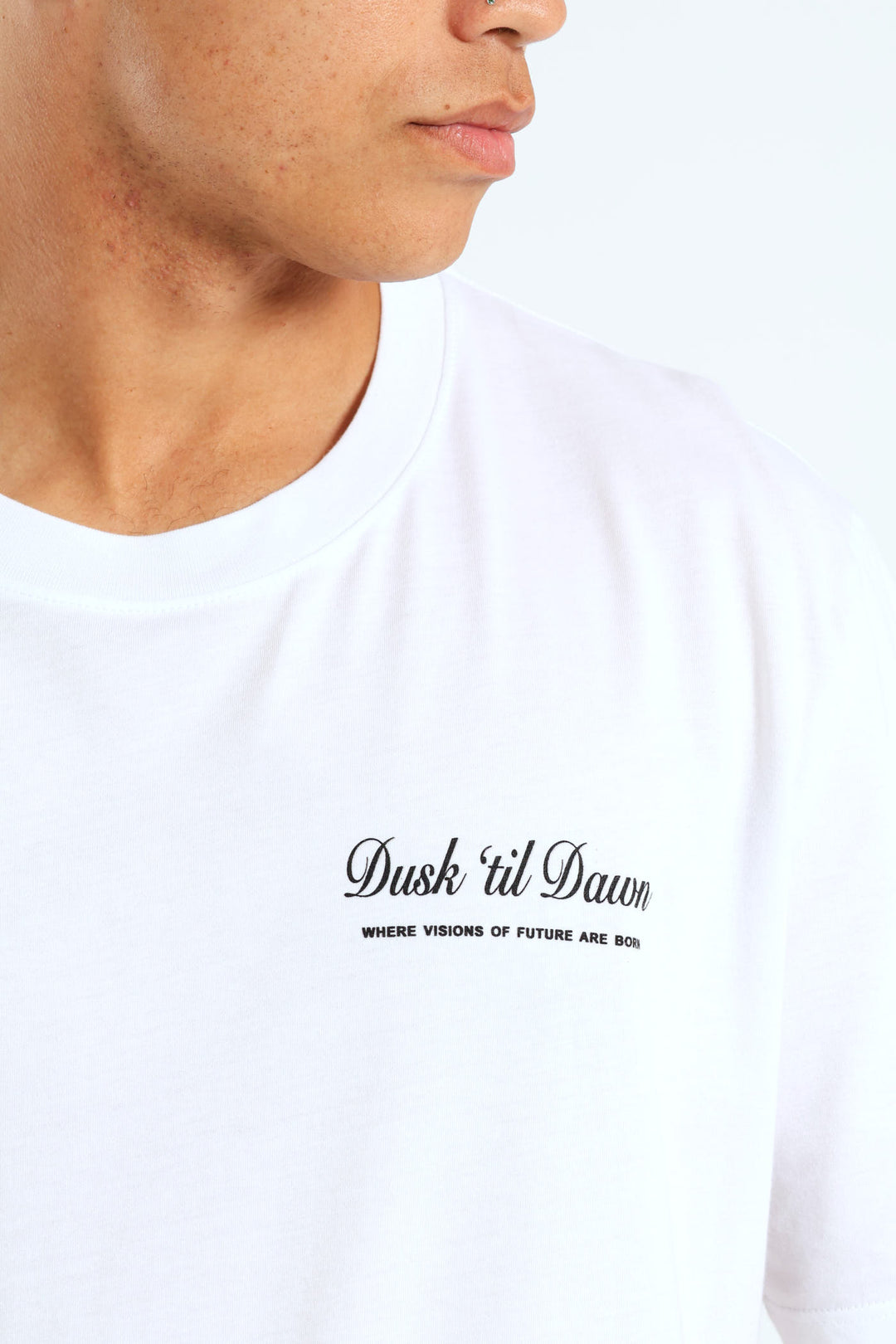 Vacay Back And Front Tee - White