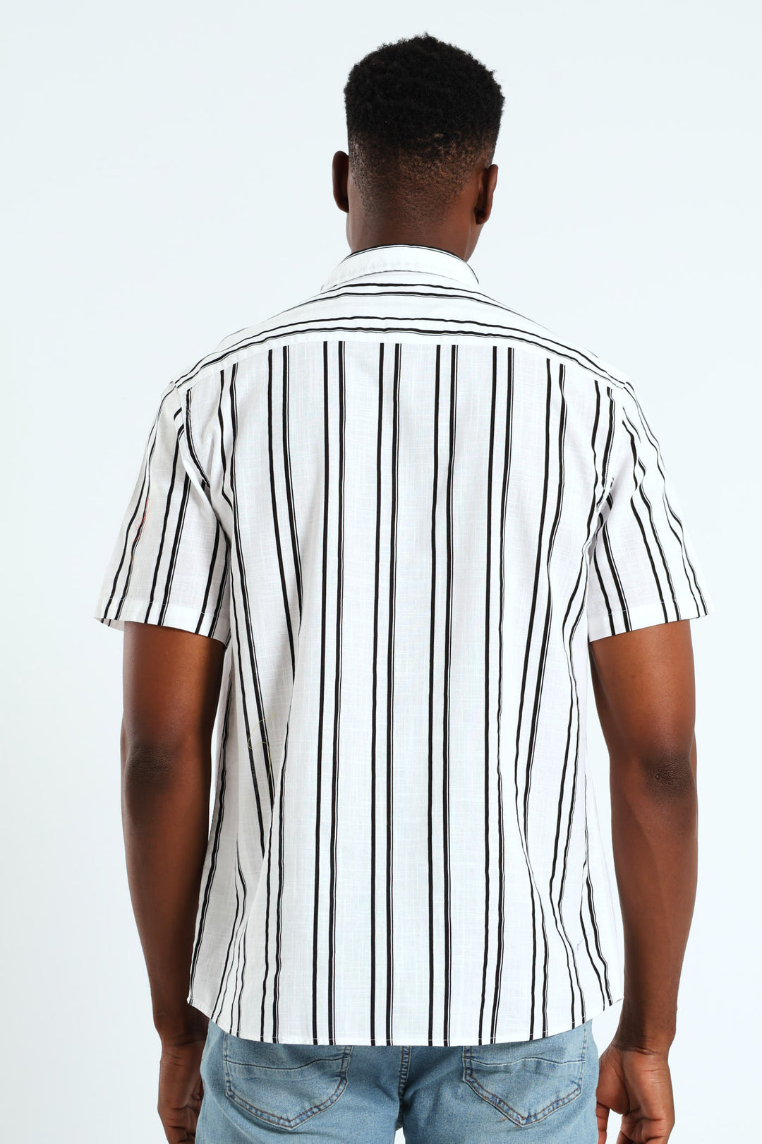 Stripe Woven Shirt - Black/White